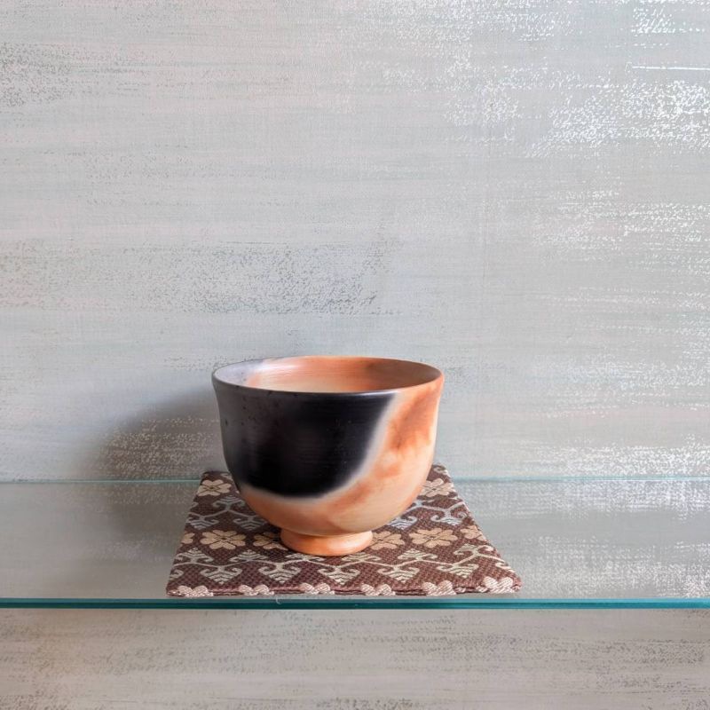 雲火焼　抹茶茶碗（桃井香子作）