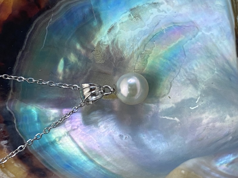 あこや真珠　バチカンペンダント