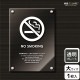 ɸ��SQUARE����NO SMOKING ��ư�ʱ��ɻߤˤ����Ϥ򤪴ꤤ�������ޤ��ס�CAK1164����Ʃ���������ץ졼�ȡۥ��Ʒ�����200mm�߽�276mm��1����