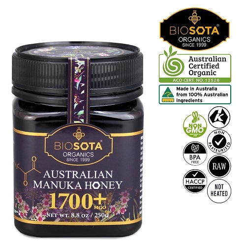 BIOSOTA マヌカハニー オーガニック MGO1700+ NPA31+[250g