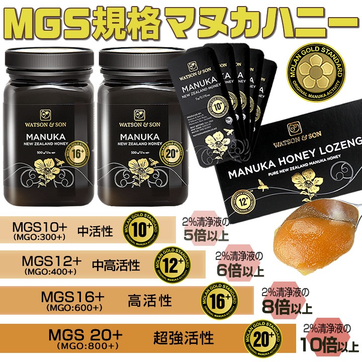 Watson & Son MGS�ޥ̥��ϥˡ� 20+(22.3) MGO800+(918)��250g�� �ޥ̥�˪̪ ��ȥ�������� ������