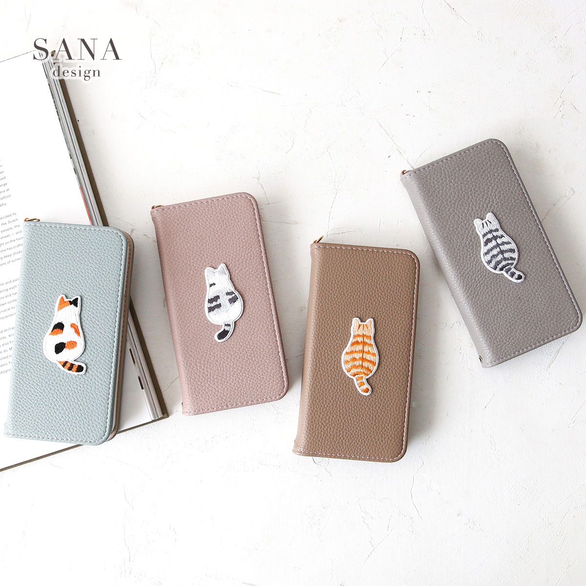 Xperia 5II(SO-52A SOG02 A002SO) 手帳型ケース 背面型カバー