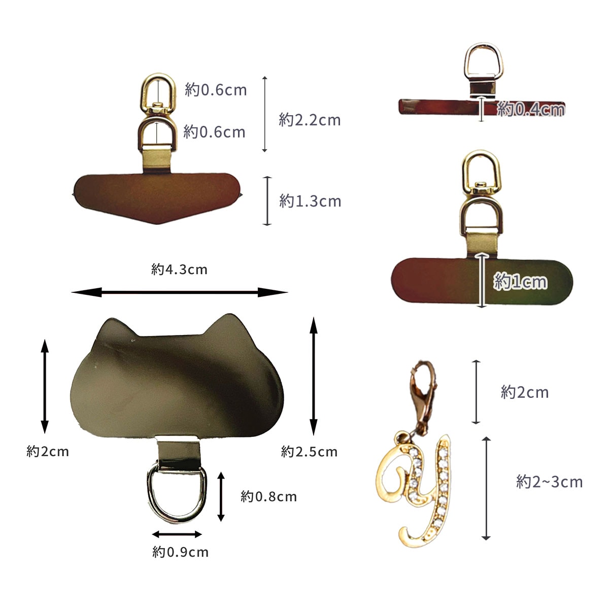 キーリング レインボー 編み込み ハンドストラップ おすすめオプション