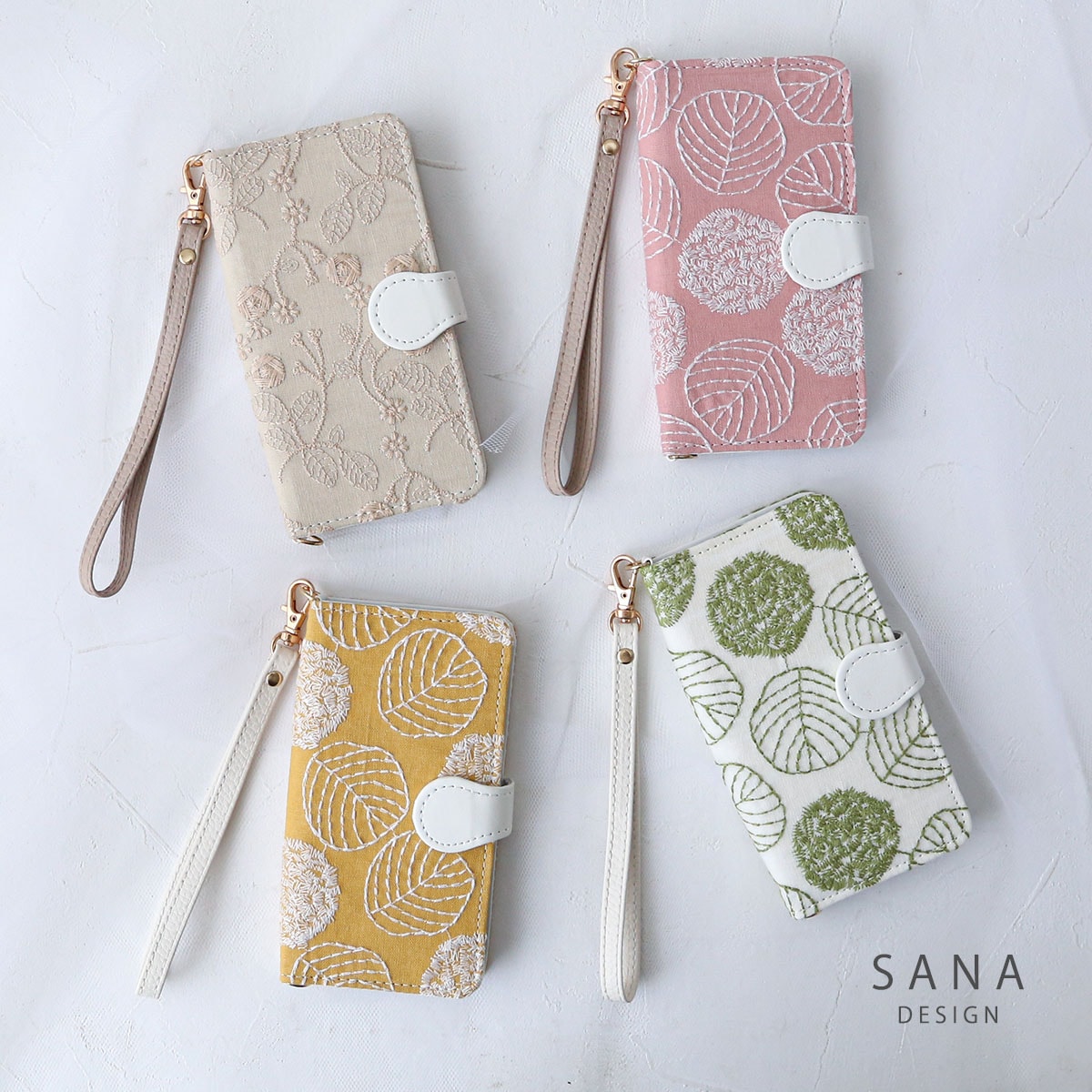 春 夏 秋 冬 25cm ストラップ付き 」GooglePixelケース 手帳型Google