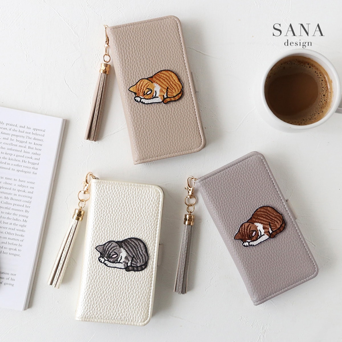 ごめん 寝コ 猫 」Xiaomiケース 手帳型 | すべての商品 | Sana Design