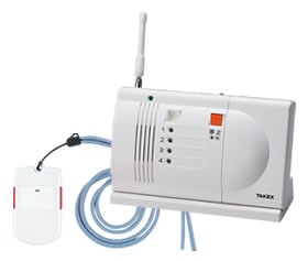 タケックス TAKEX ワイヤレス緊急呼出しセット[受信機：卓上型] EC-2P(T)