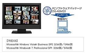 パナソニック Panasonic ライブ画表示専用ソフトウェア WV-ASM20 