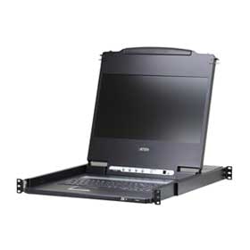 ATEN 17.3インチフルHDワイド対応LCD一体型コンソールドロワー CL6700MWJJS/ATEN