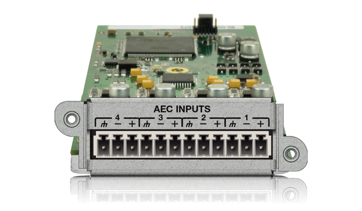 シーメトリックス Symetrix AEC入力拡張カード(Edge、Radiusシリーズ用) 4 Channel AEC Input Card