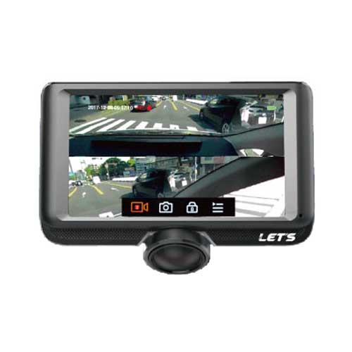 レッツコーポレーション 360度 全方位ドライブレコーダー ドラMARUKO (L-360T)