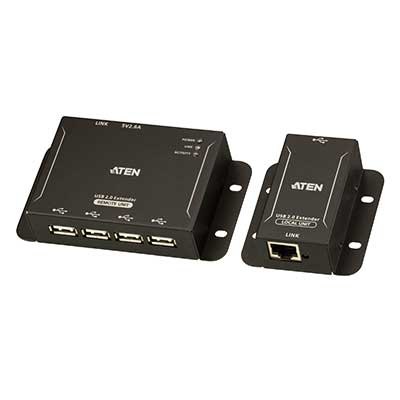 ATEN 4ポートUSB2.0 Cat5 エクステンダー (最大50m延長) UCE3250