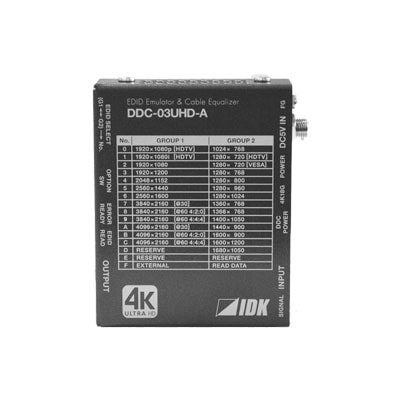 AI 4K対応 高機能EDIDエミュレーションバッファ AI-DDC-03UHD-A 