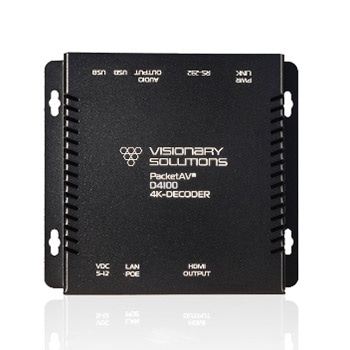 Visionary Solutions 4K UHDビデオデコーダー D4100
