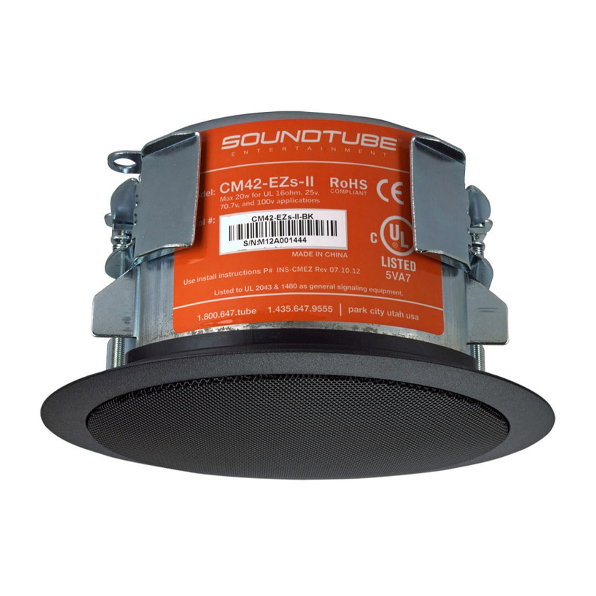 サウンドチューブ SoundTube 4インチ 同軸2way天井埋込薄型スピーカー CM42-Ezs-II -B (ブラック) / -W (ホワイト)