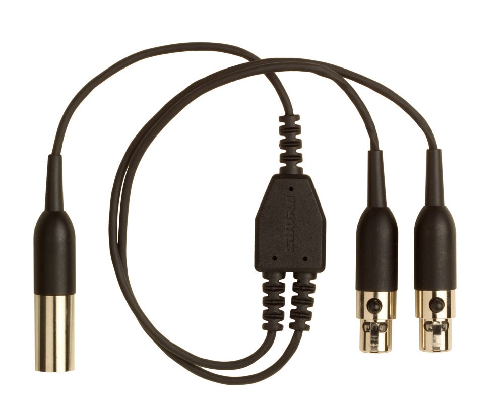 シュア SHURE ボディーパック型送信機用Yケーブル AXT652
