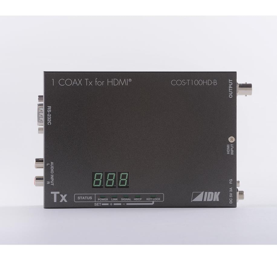 AI HDMI単芯同軸ケーブル延長器 AI-COS-T100HD-B