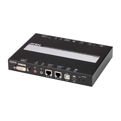 ATEN 1ローカル/リモートアクセス共有1ポートDVI KVM over IP CN9600