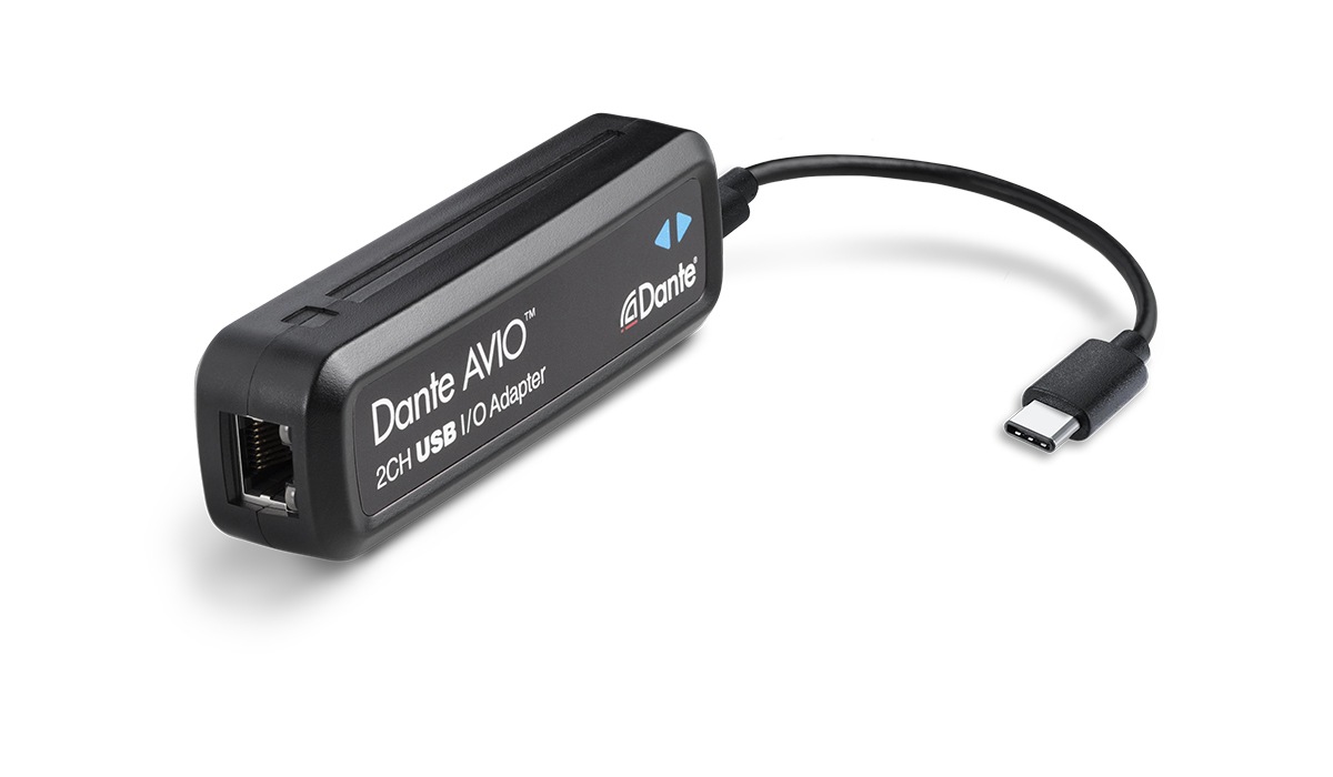 オーディネイト Audinate Dante AVIOアダプター ADP-USBC-AU-2X2