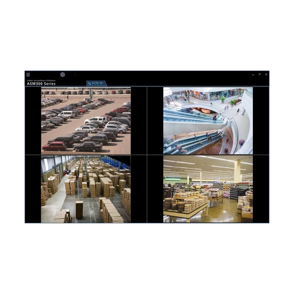 パナソニック Panasonic i-PRO 映像監視ソフトウエア (ライブ画表示専用) WV-ASM30UX 