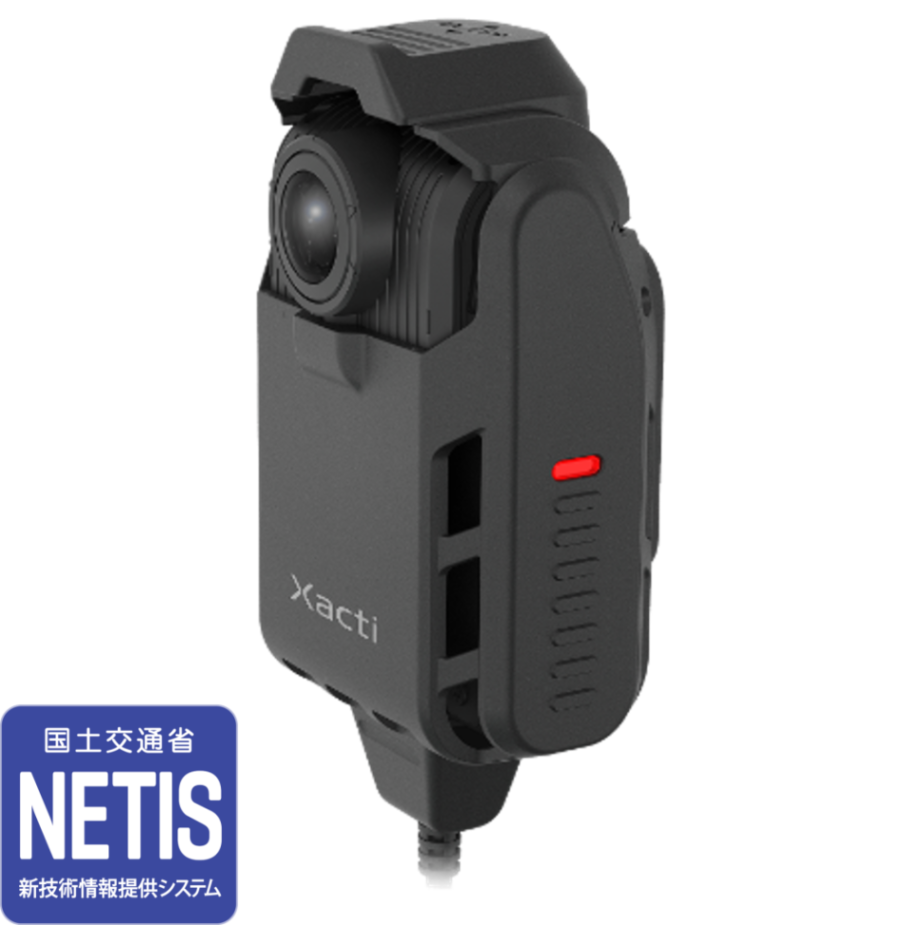 ザクティ Xacti 業務用ウェアラブルカメラ 胸部装着タイプ CX-WE300T1  (ワンタッチ接続12ヶ月分付属パッケージ) 