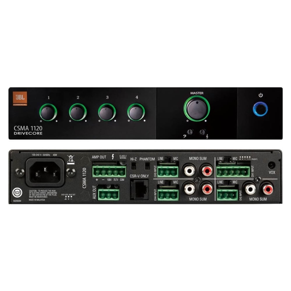 JBL PROFESSIONAL ミキサー内蔵 パワーアンプ CSMA 1120