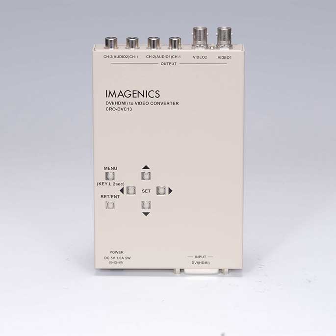 イメージニクス IMAGENICS DVI入力アナログコンポジット出力コンバーター CRO-DVC13 
