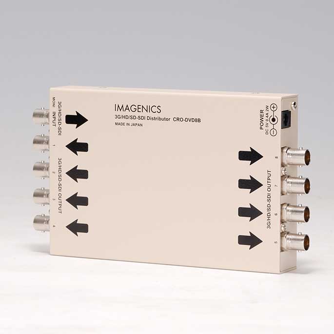 イメージニクス IMAGENICS 1入力8出力3G/HD/SD-SDI分配器 CRO-DVD8B 