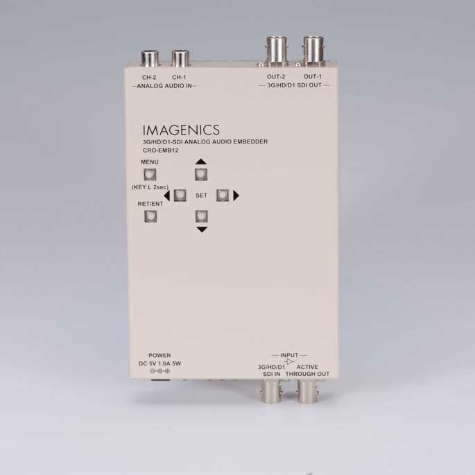 イメージニクス IMAGENICS 3G/HD/SD-SDIアナログオーディオエンベダー CRO-EMB12 
