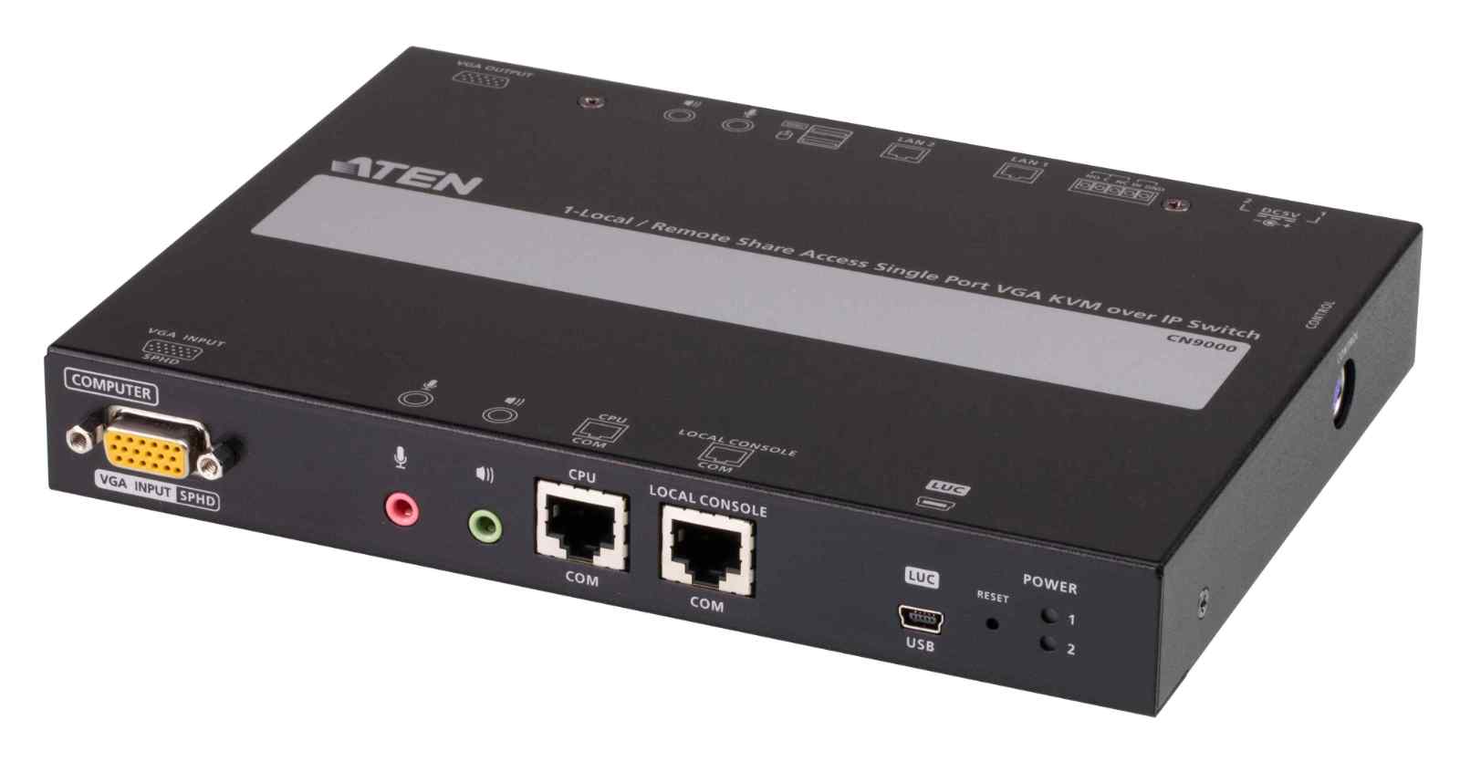 ATEN 1ローカル/リモート アクセス共有 1ポート VGA KVM over IP CN9000