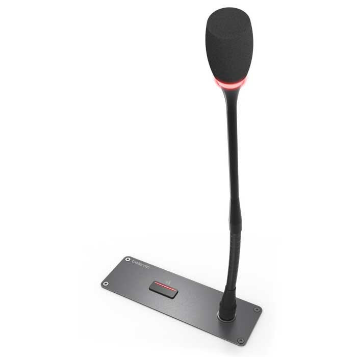 テレビック Televic 埋込型参加者マイクユニット Confidea F-DM
