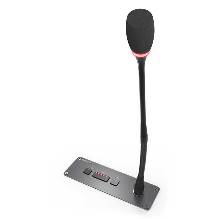 テレビック Televic 埋込型議長マイクユニット Confidea F-CM