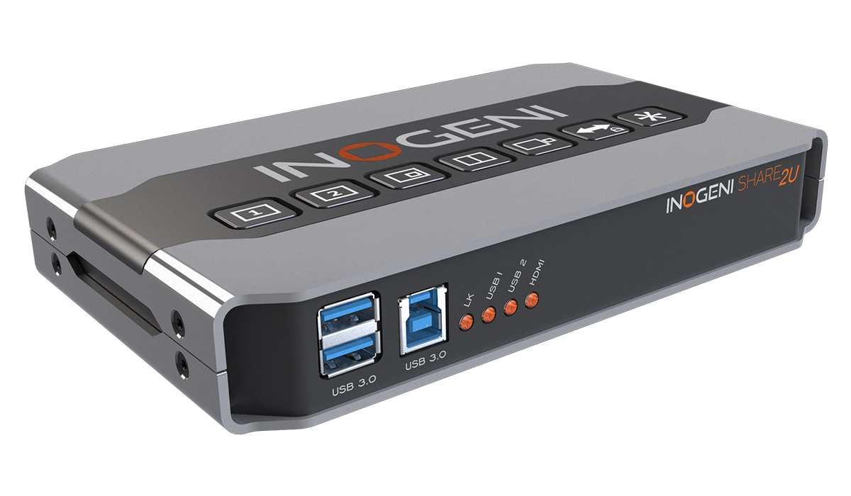 イノジェニ INOGENI ビデオミキサー (2x USB 2.0 or HDMIカメラ→USB 3.0+HDMI+PTZ 制御) SHARE2U 