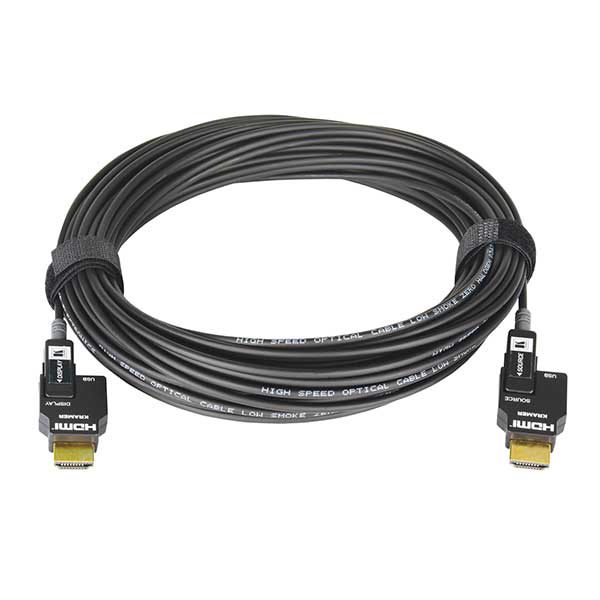 kramer 4K 60Hz(4:4:4)対応 先端脱着式 HDMI光ファイバーケーブル 30m CLS-AOCH/60-98