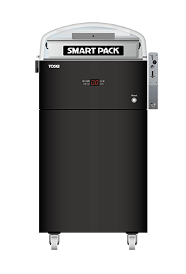 TOSEI 衣類用 真空包装機 スマートパック 架台・コインセレクター付き AP-421SC