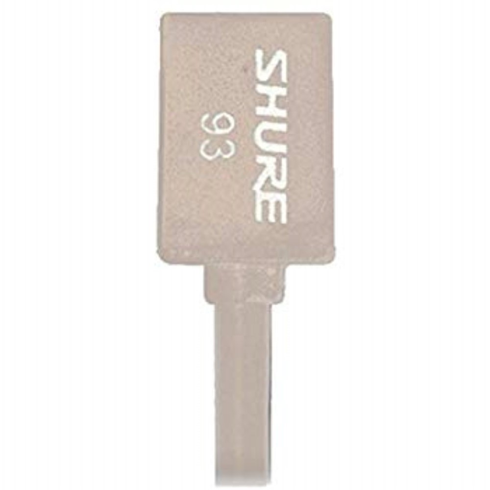 SHURE ボディーパック型送信機用マイクロホン WL93T-X (ベージュ)