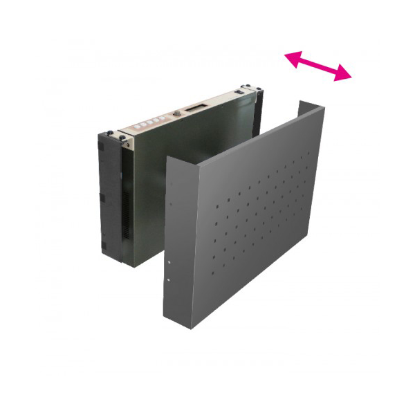 オーロラ AURORA EIA機器収納ボックス  (ジョイント金具付) EBX-N1UBT (メタリックダークグレー) 