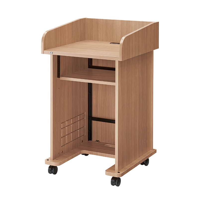 オーエス OS AVキャビネット 演台タイプ (足入れタイプ/扉なし) CMA-03UM2-N06F (ウッド) 