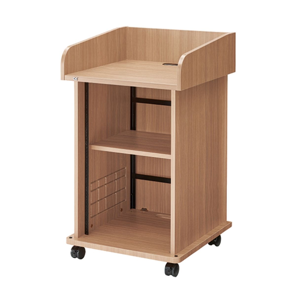 オーエス OS AVキャビネット 演台タイプ (スタンダードタイプ/扉なし) CMA-16UM2-N06N (ウッド) 