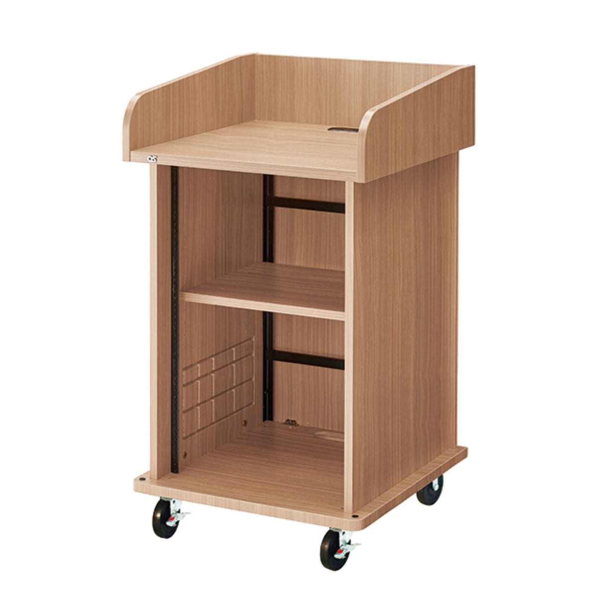 オーエス OS AVキャビネット 演台タイプ (スタンダードタイプ/扉なし) CMA-16UM2-N10N (ウッド) 