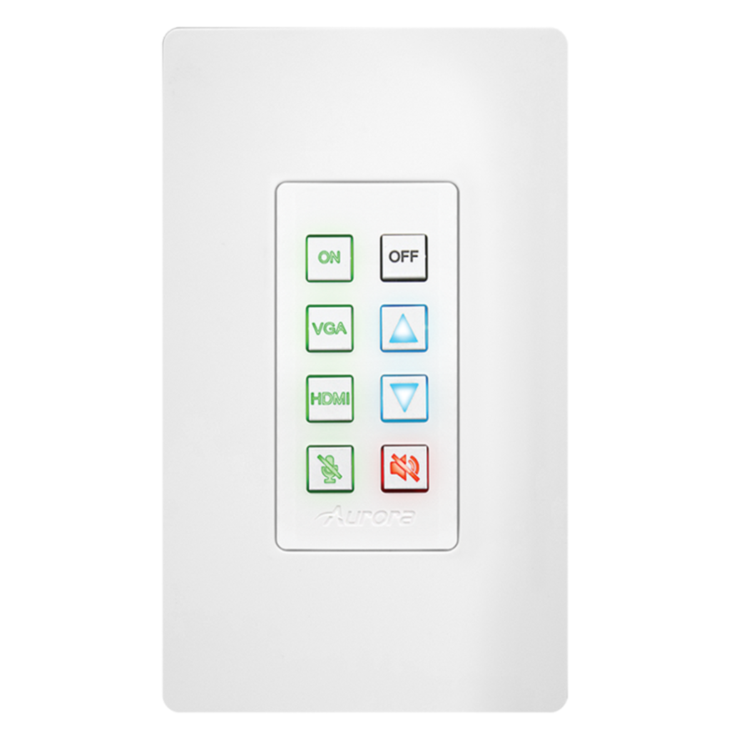 AI ウォールマウント型 ボタンコントローラ LAN対応モデル AI-DXB-8i-W (ホワイト)【受注生産】