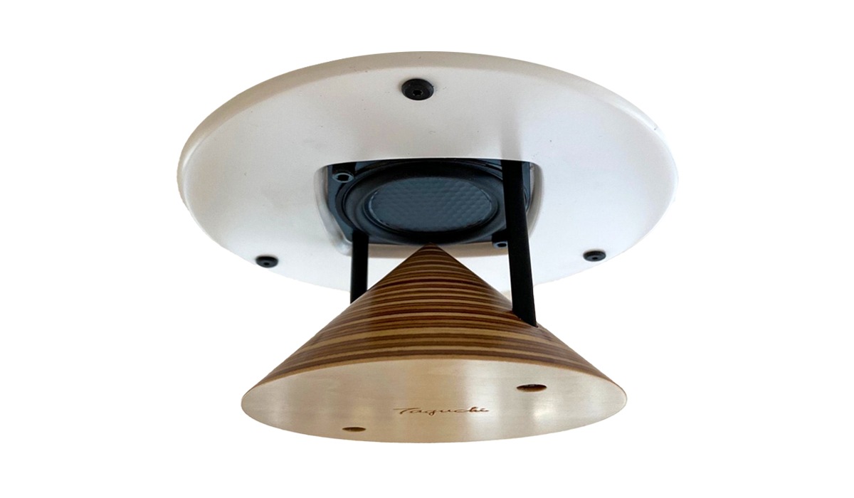 タグチ Taguchi 天井埋め込み型スピーカー ホワイト (木地色クリアー) REX060-C-W-CL 【受注生産】