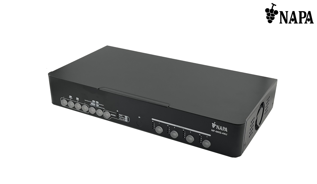 AI 4K@60対応 HDMIマトリクススイッチャー AI-NP-MXS-44U 