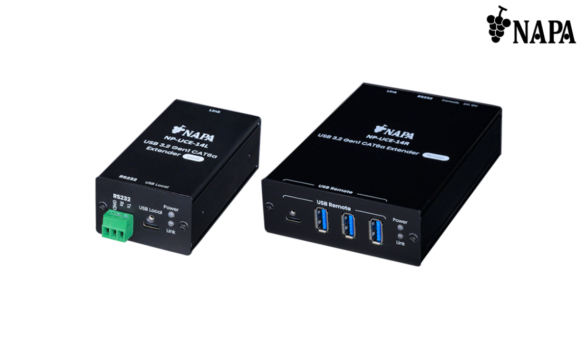 AI USB 3.2/USB 2.0/1.1対応 USB CAT延長器 AI-NP-UCE-14LR 