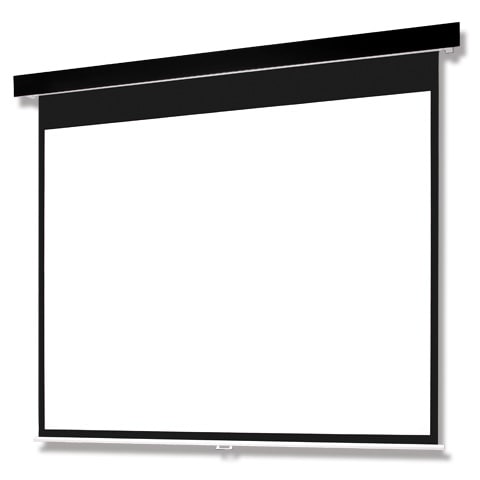 オーエス OS Pセレクション スプリング巻上 手動スクリーン (16:10サイズ) SMP-140WM-K3-WG103 (ブラック)