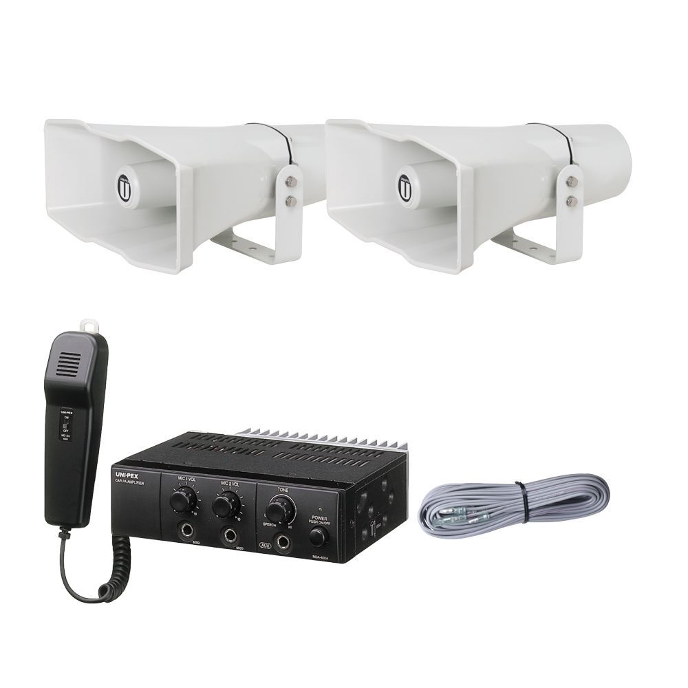 ユニペックス UNI-PEX 60W 車載システムセット NDA-602A-Aset