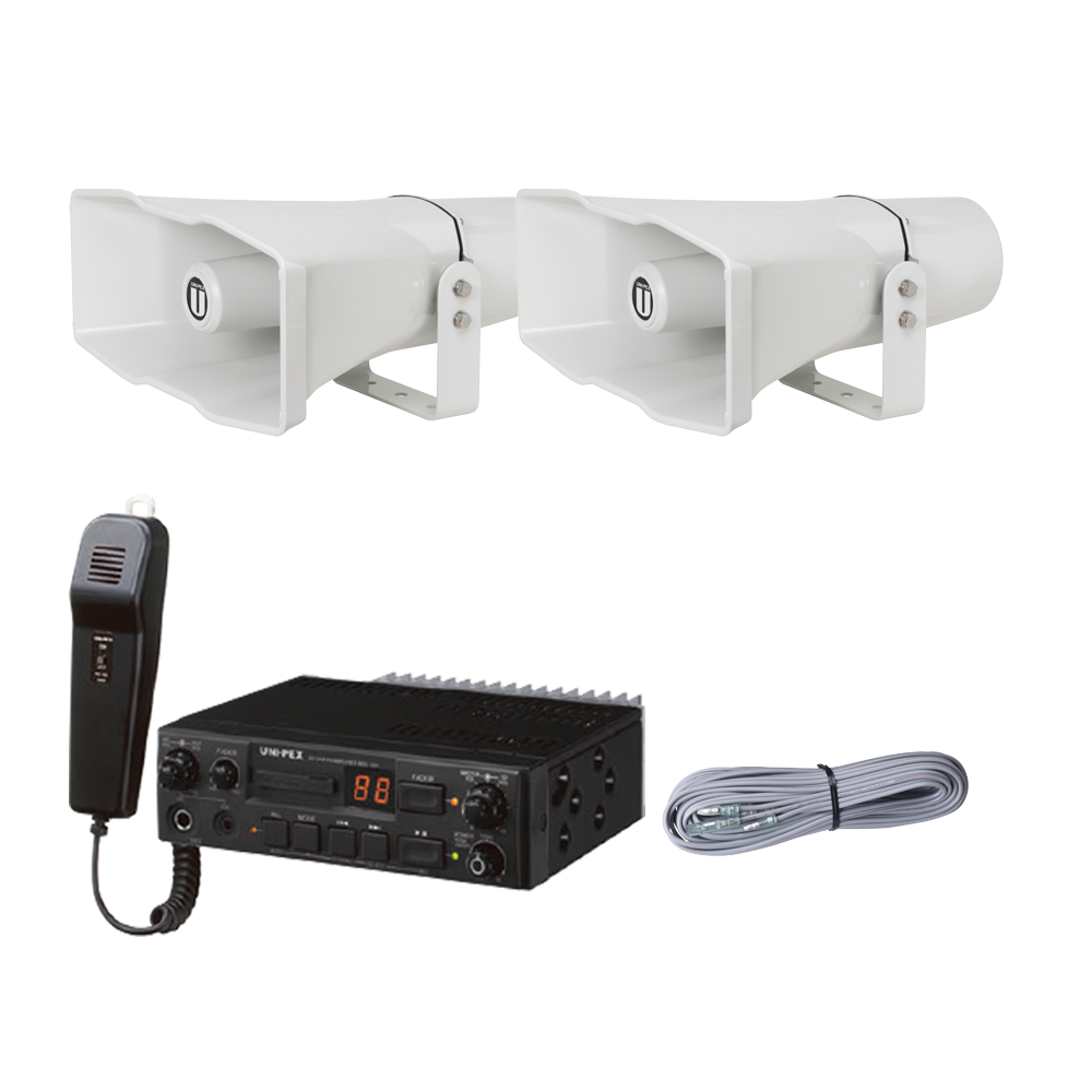 ユニペックス UNI-PEX 40W 車載システムセットNDA-402A-Bset