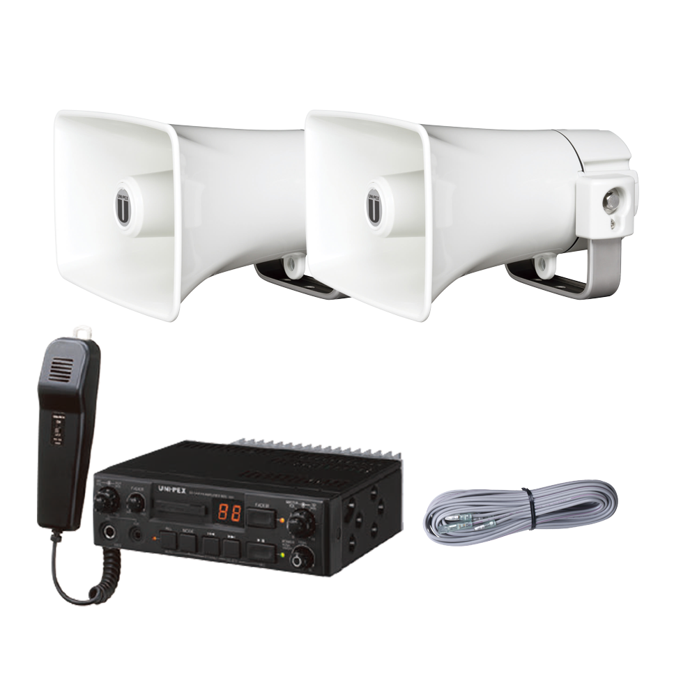 ユニペックス UNI-PEX 20W 車載システムセット NDS-202A-Aset