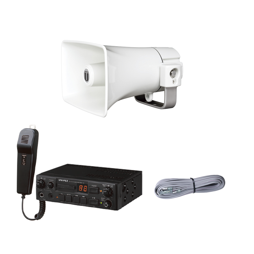 ユニペックス UNI-PEX 10W 車載システムセット NDS-102A-Aset