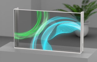 パナソニック Panasonic 透明有機ELディスプレイ TP-55ZT210 (ホワイト)