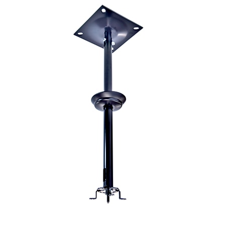 オーエス OS HCC小型監視カメラ天吊ハンガー ユニバーサルタイプ HCC-003U1K-G11 (ブラック) スラブ取付タイプ